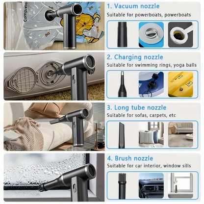 Precision 3-in-1 Air Duster Vacuum