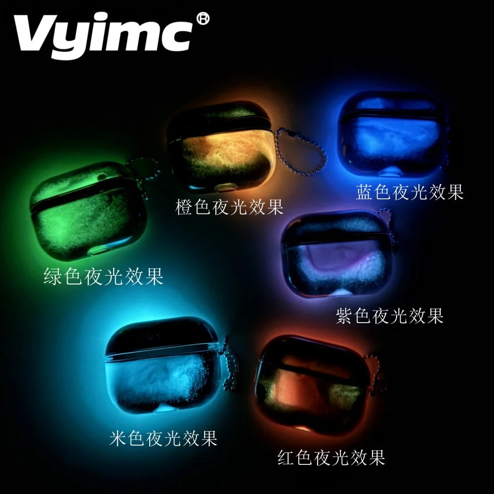 Luminous Liquid Glitter AirPods Case