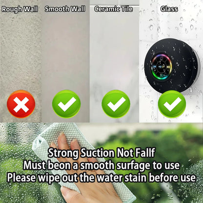 Aura LED Waterproof Shower Speaker