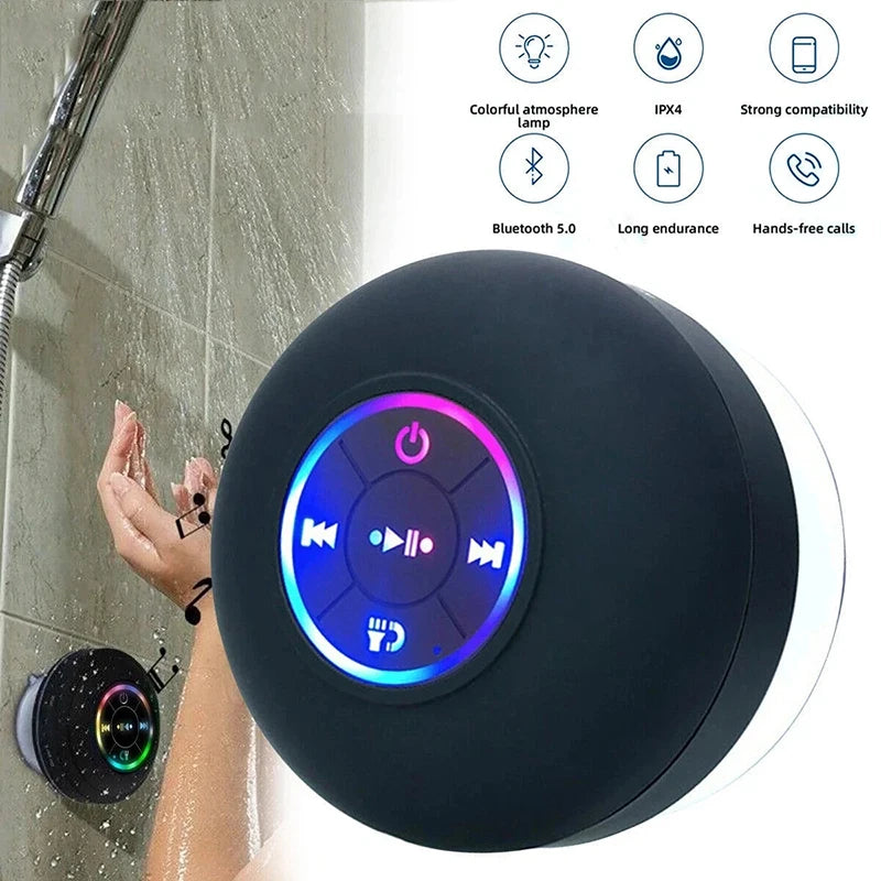 Aura LED Waterproof Shower Speaker